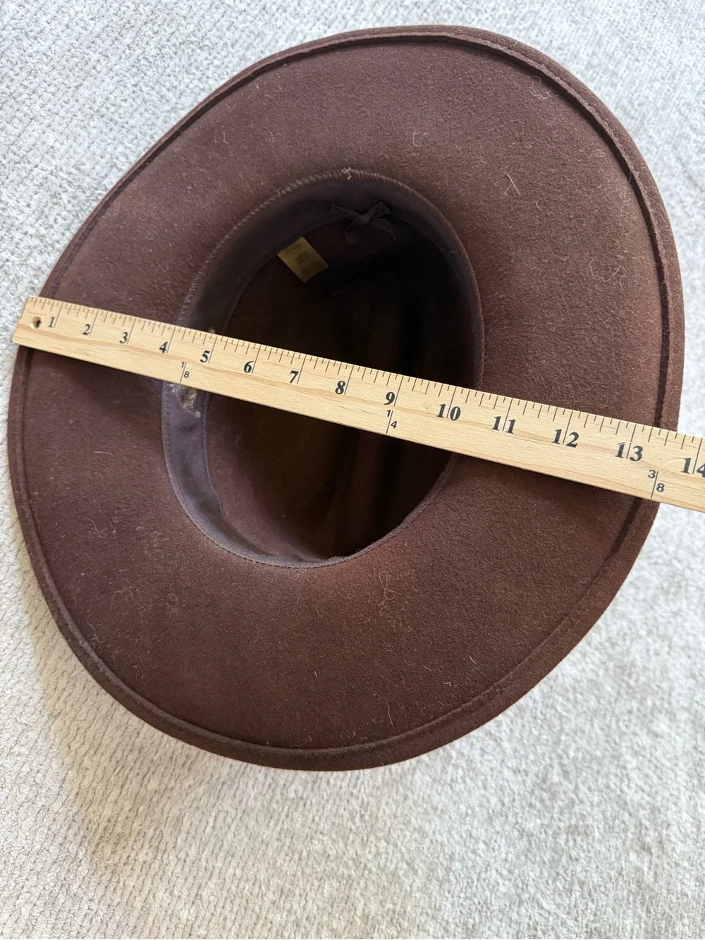 Bailey Brown Wool Western Cowboy Hat‎ Large Made In USA Vintage Classic